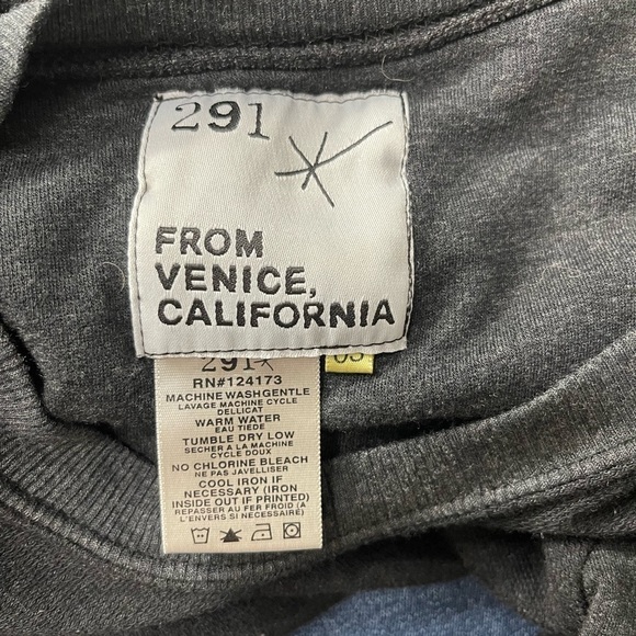 291 Venice Boutique Slit Back Pullover Contrast Hems Warm Size Large - Picture 10 of 11